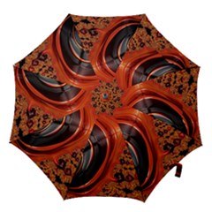 Fractal Background Pattern Texture Abstract Design Hook Handle Umbrellas (small) by Ravend