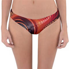 Fractal Background Pattern Texture Abstract Design Reversible Hipster Bikini Bottoms by Ravend