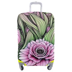 Sumptuous Watercolor Flowers Luggage Cover (medium) by GardenOfOphir