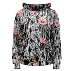 Luxurious Watercolor Flowers Women s Pullover Hoodie by GardenOfOphir