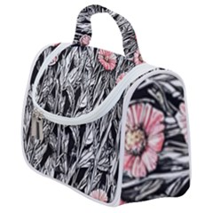 Luxurious Watercolor Flowers Satchel Handbag by GardenOfOphir