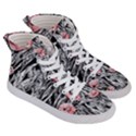 Luxurious Watercolor Flowers Women s Hi-Top Skate Sneakers View3