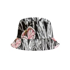 Luxurious Watercolor Flowers Inside Out Bucket Hat (kids) by GardenOfOphir