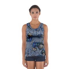 Fractal Background Pattern Texture Abstract Design Pattern Sport Tank Top  by Ravend