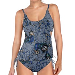 Fractal Background Pattern Texture Abstract Design Pattern Tankini Set by Ravend