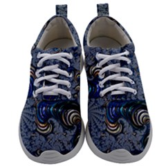 Fractal Background Pattern Texture Abstract Design Pattern Mens Athletic Shoes by Ravend