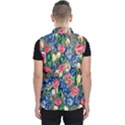 Exquisite Watercolor Flowers Men s Puffer Vest View2