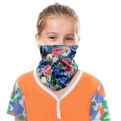 Exquisite Watercolor Flowers Face Covering Bandana (kids) by GardenOfOphir