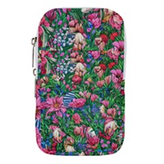 Dazzling Watercolor Flowers Waist Pouch (small) by GardenOfOphir