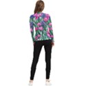 Cherished Watercolor Flowers Women s Long Sleeve Rash Guard View2