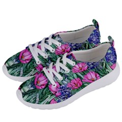 Cherished Watercolor Flowers Women s Lightweight Sports Shoes by GardenOfOphir