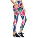 Charming And Cheerful Watercolor Flowers Pocket Leggings  View4