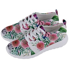 Captivating And Celestial Watercolor Flowers Men s Lightweight Sports Shoes by GardenOfOphir