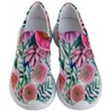 Captivating And Celestial Watercolor Flowers Women s Lightweight Slip Ons View1