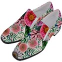 Captivating And Celestial Watercolor Flowers Women Slip On Heel Loafers View2