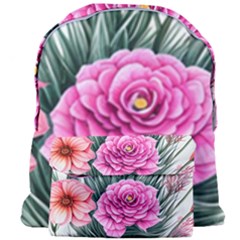 Color-infused Watercolor Flowers Giant Full Print Backpack by GardenOfOphir