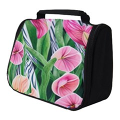 Classy Watercolor Flowers Full Print Travel Pouch (small) by GardenOfOphir