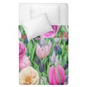 Classic Watercolor Flowers Duvet Cover Double Side (Single Size) View2