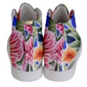 Choice Watercolor Flowers Women s Hi-Top Skate Sneakers View4