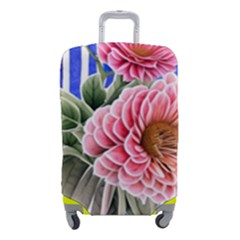 Choice Watercolor Flowers Luggage Cover (small) by GardenOfOphir