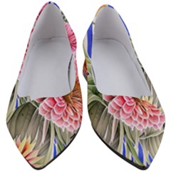 Choice Watercolor Flowers Women s Block Heels  by GardenOfOphir