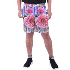 Choice Watercolor Flowers Men s Pocket Shorts by GardenOfOphir