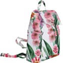 Chic Watercolor Flowers Buckle Everyday Backpack View2