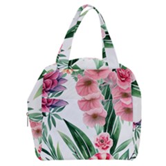 Chic Watercolor Flowers Boxy Hand Bag by GardenOfOphir