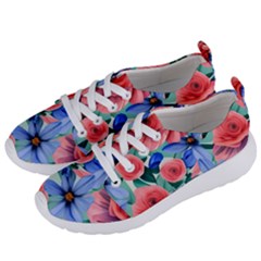 Classy Watercolor Flowers Women s Lightweight Sports Shoes by GardenOfOphir