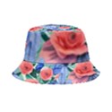 Classy Watercolor Flowers Inside Out Bucket Hat View2