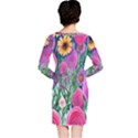 Charming Watercolor Flowers Long Sleeve Nightdress View2