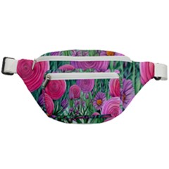 Charming Watercolor Flowers Fanny Pack by GardenOfOphir