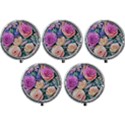 County Charm – Watercolor Flowers Botanical Mini Round Pill Box (Pack of 5) View1