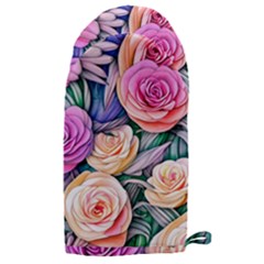 County Charm – Watercolor Flowers Botanical Microwave Oven Glove