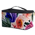 Country-chic Watercolor Flowers Cosmetic Storage View3