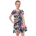 Choice And Creative Watercolor Flowers Kids  Cross Web Dress View1