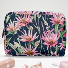 Choice And Creative Watercolor Flowers Make Up Pouch (medium) by GardenOfOphir