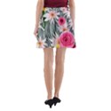 Classy And Chic Watercolor Flowers A-Line Pocket Skirt View2