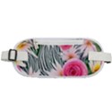 Classy And Chic Watercolor Flowers Rounded Waist Pouch View1