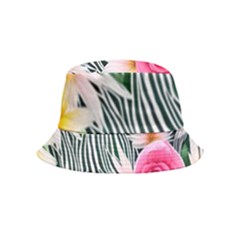 Classy And Chic Watercolor Flowers Inside Out Bucket Hat (kids) by GardenOfOphir