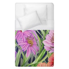 Cheerful Watercolors – Flowers Botanical Duvet Cover (single Size) by GardenOfOphir