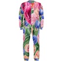 Cheerful Watercolor Flowers OnePiece Jumpsuit (Men) View1