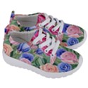 Cheerful Watercolor Flowers Kids  Lightweight Sports Shoes View3