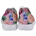 Cheerful Watercolor Flowers Kids  Lightweight Sports Shoes View4