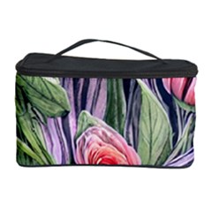 Charming Watercolor Flowers Cosmetic Storage by GardenOfOphir