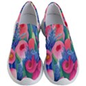 Celestial Watercolor Flowers Women s Lightweight Slip Ons View1