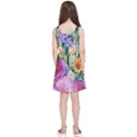 Captivating Watercolor Flowers Kids  Lightweight Sleeveless Dress View2