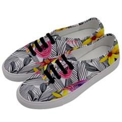 Darling And Dazzling Watercolor Flowers Men s Classic Low Top Sneakers by GardenOfOphir