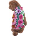 Enchanted Watercolor Flowers Botanical Foliage Dog Sweater View2