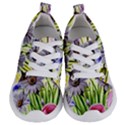 Expressive Watercolor Flowers Botanical Foliage Kids  Lightweight Sports Shoes View1